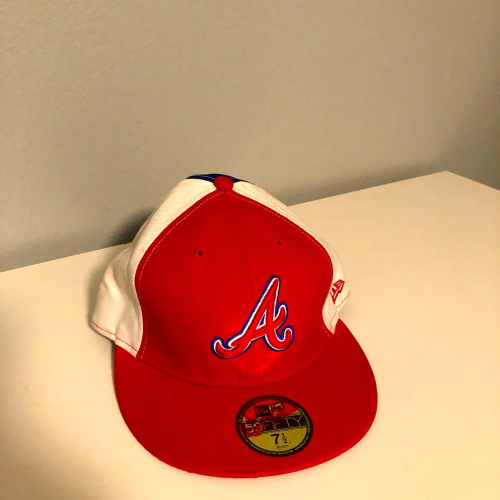 Red/white/blue A hat 7 1/2